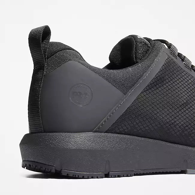 TIMBERLAND PRO® Men's Radius Composite Toe Work Sneakers - Lightweight Safety Shoes for Construction, Warehouse & Industrial Work (Black)