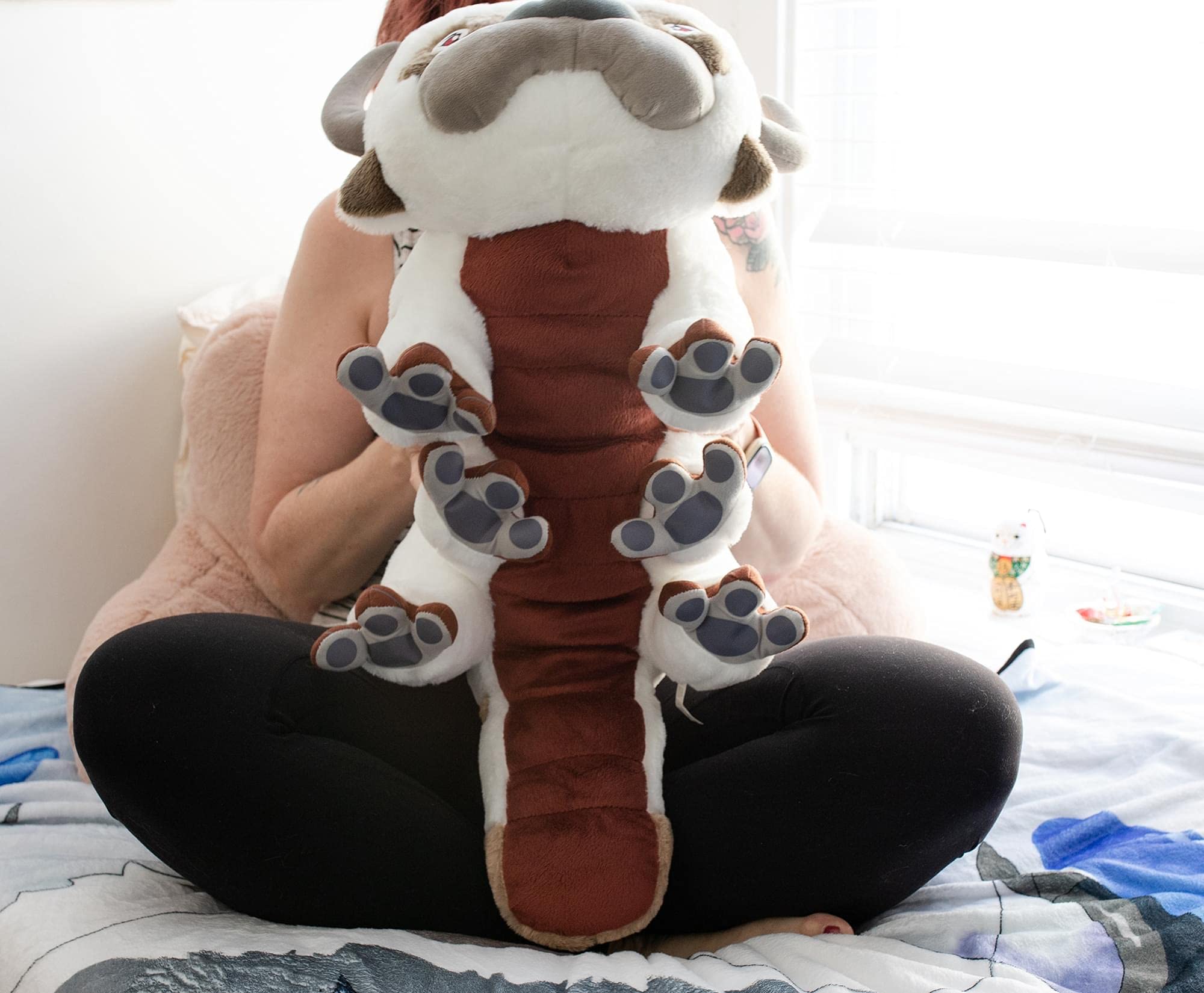 Golden Bell Studios Avatar: The Last Airbender Appa 22-Inch Plush Toy - Soft Stuffed Animal, Anime Manga Collectible Gift for Kids & Fans | Perfect for Bedroom Decor, Birthday Presents & Cosplay Accessories