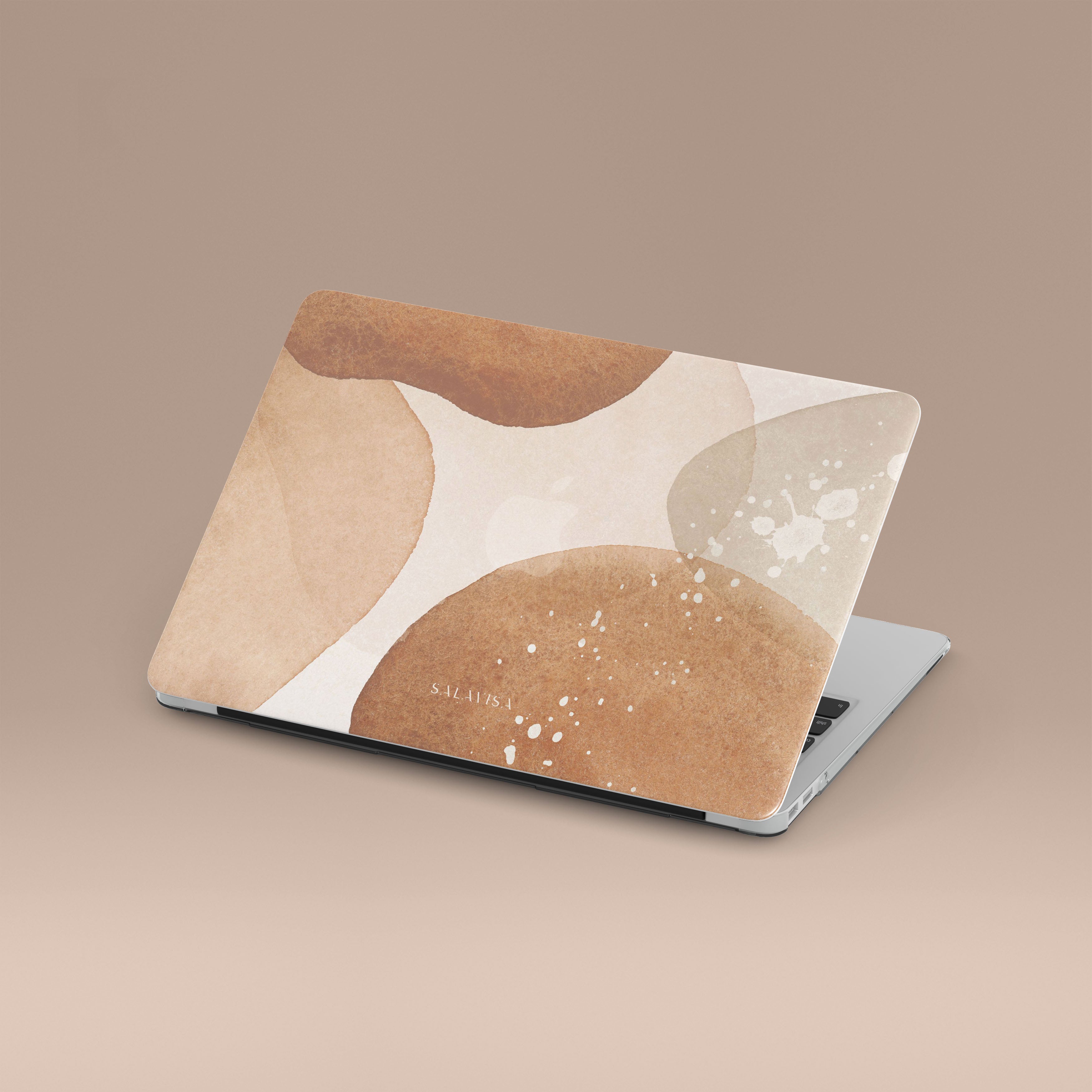 Premium Beige Crush MacBook Case - Slim Protective Cover for MacBook Air & Pro - Perfect for Work, Travel & School