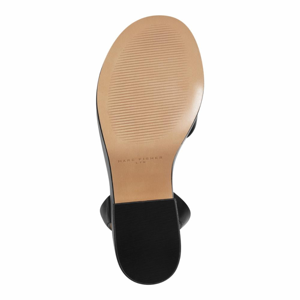 Marc Fisher Ltd Women's Razza Black M Leather Ankle Boots - Stylish & Comfortable for Work, Office & Casual Outfits