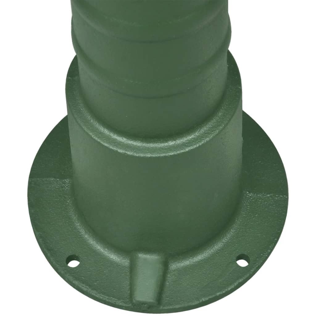 vidaXL Self-Priming Green Cast Iron Manual Water Pump Stand - Durable Outdoor Water Pump Base for Farms, Gardens & Emergency Water Supply