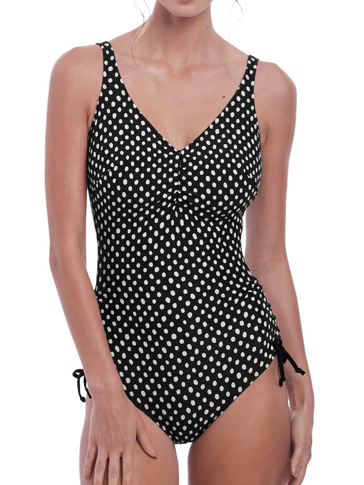 Fantasie Santa Monica Underwire One-Piece Swimsuit 34DD - Supportive Full Coverage Bathing Suit for Women, Multi Color | Perfect for Beach Vacations, Pool Parties & Summer Getaways