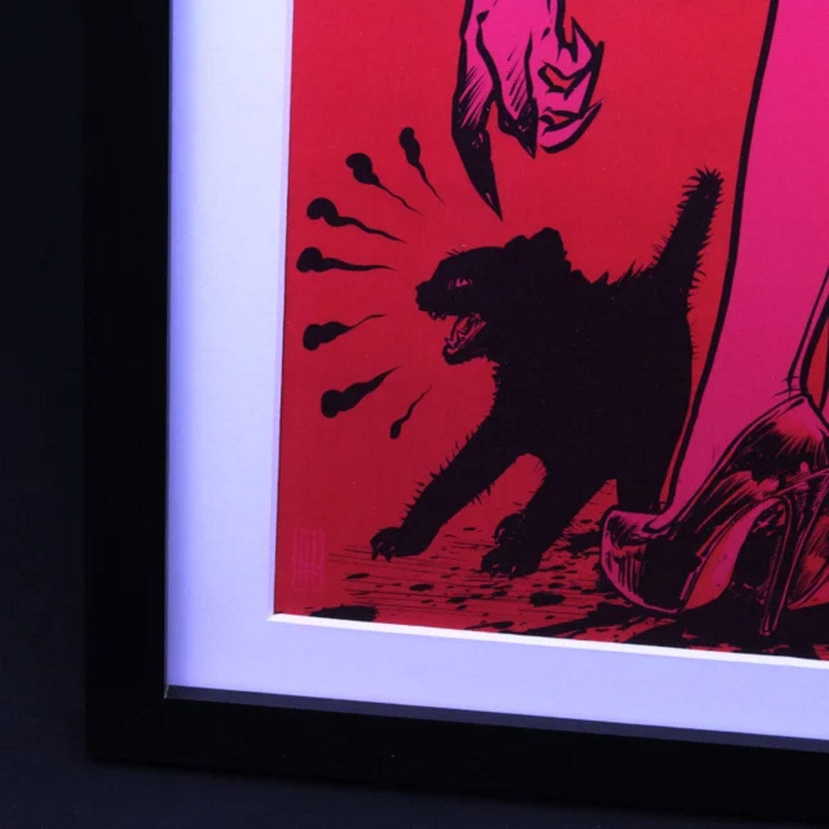 Godmachine Signed 'Kitty' Lithograph Print - Limited Edition Art for Home Decor, Gifts & Collectibles