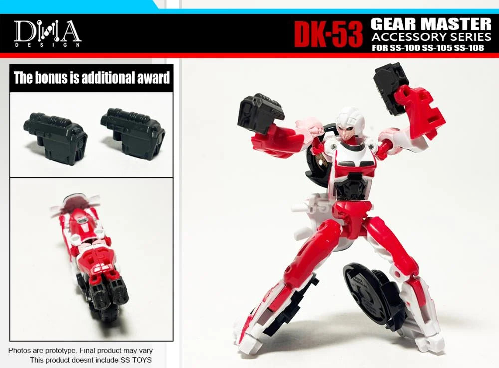 DNA Design DK 53 Upgrade Kit for Transformers Studio Series SS 108, SS 100, SS 105 – Enhance Your Collectible Figures for Display & Customization