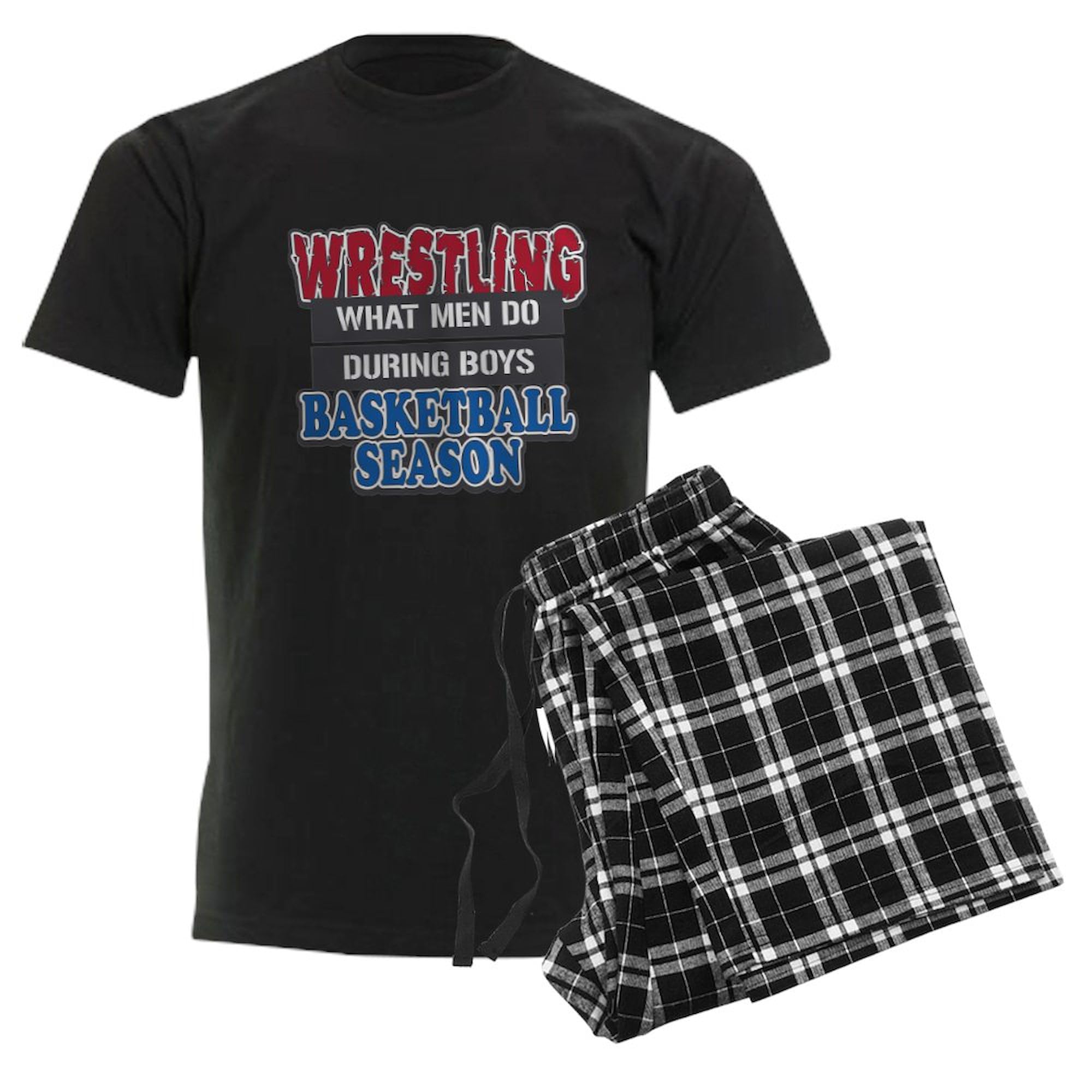 Men's Dark Novelty Pajama Set - Comfortable Sleepwear for Lounge & Sleep | Funny 'What Men Do' Printed PJs for Relaxing at Home