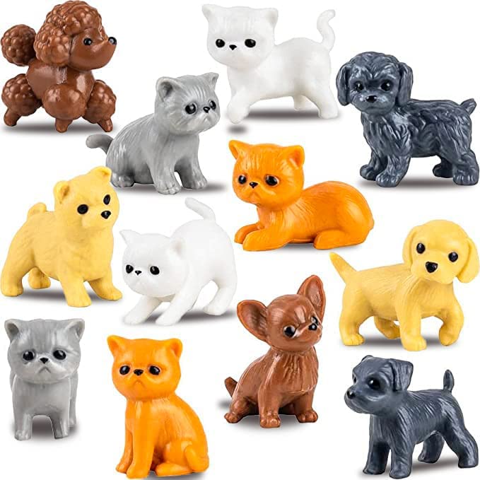 50 Pcs Pet Figurine Toys in 1.1