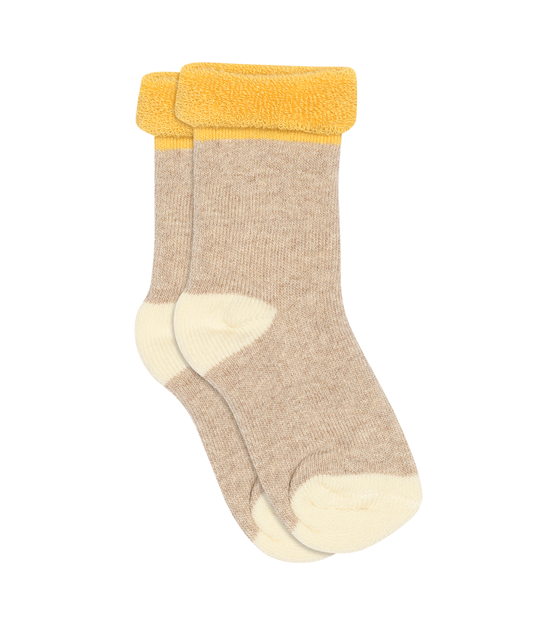 mp Denmark Beige Melange Indy Socks - Soft & Comfortable Casual Socks for Men & Women | Perfect for Everyday Wear, Office & Home