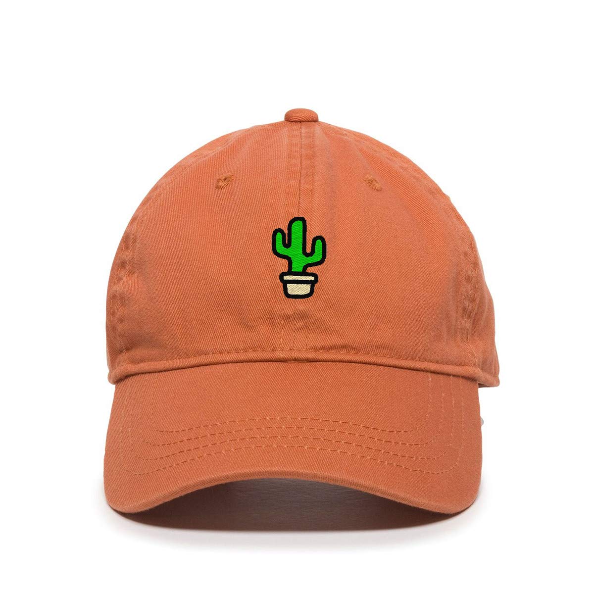 Stylish Cactus Embroidered Cotton Baseball Cap - Adjustable Dad Hat for Men & Women | Perfect for Outdoor Activities, Sports, and Casual Wear