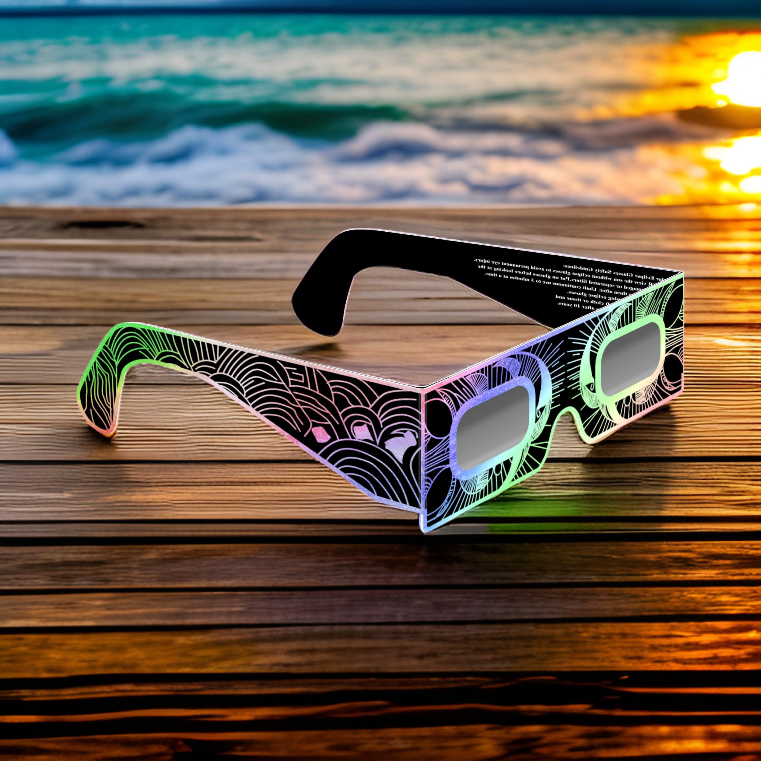 Gravitis ISO 12312-2 Certified Solar Eclipse Glasses - AAS Approved - Made in USA - Safe for 2024 Total Solar Eclipse - Perfect for Astronomy Events & Outdoor Viewing
