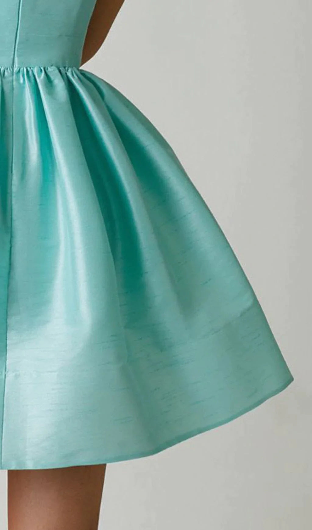 Mint Green Diamond Suspender Dress for Women - Elegant & Stylish Party Wear for Weddings, Dates & Special Occasions
