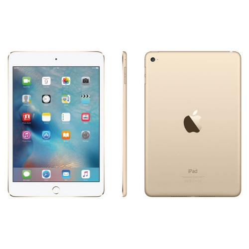 Apple iPad Mini 4 32GB Wi-Fi Gold - Compact Tablet for Work, Travel & Entertainment | Slim Design, Retina Display, iOS Device