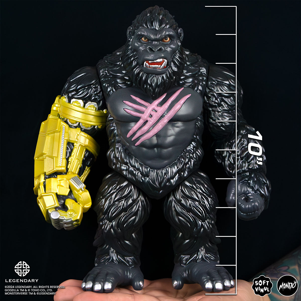 Godzilla x Kong: The New Empire Kong Soft Vinyl Collectible Figure - Movie Merchandise for Fans & Collectors | Perfect for Display, Gifts, and Anime Collections