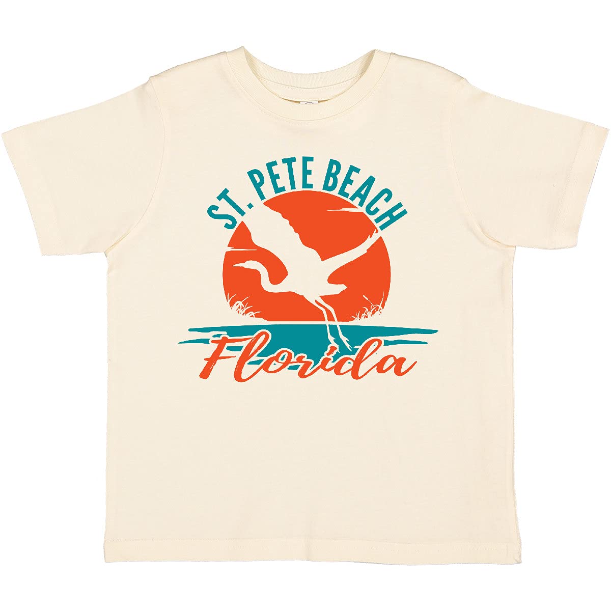Inktastic St. Pete Beach Florida Vacation Toddler T-Shirt - Cute Summer Graphic Tee for Boys & Girls - Soft Cotton Baby Shirt for Beach Trips & Family Vacations