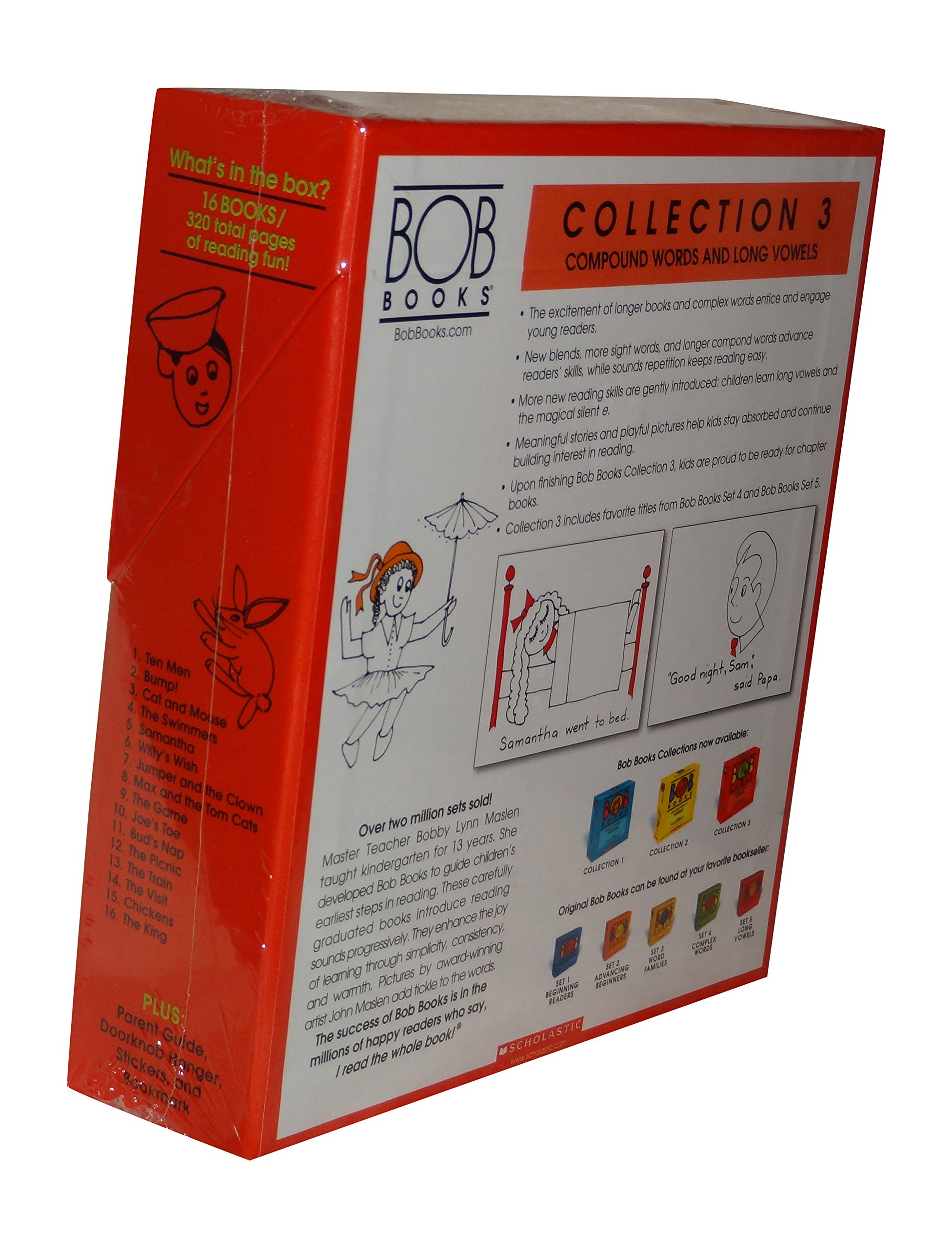 Bob Books Collection 3: Learn Compound Words & Long Vowels - Phonics Reading Books for Kids, Early Readers & Homeschooling