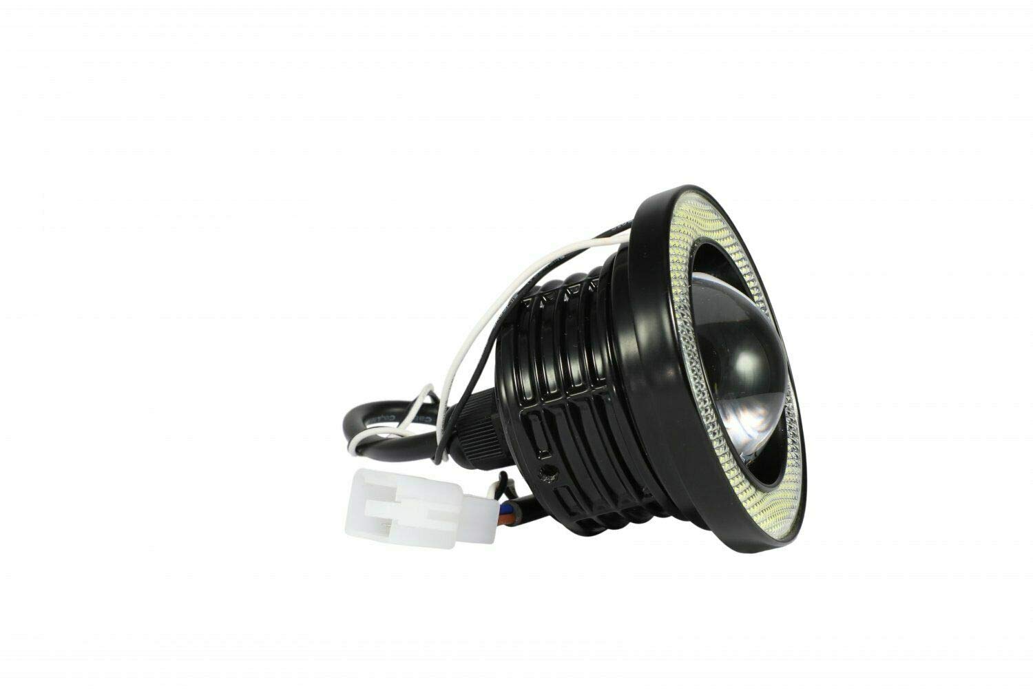 White LED Halo Driving Lights - Compatible with 1997-2012 Daihatsu Terios/Taruna (07-08 Models) - Durable Off-Road Fog Lamps for Night Driving & Adventure
