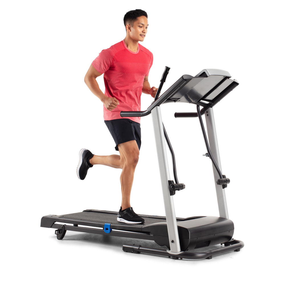 Weslo CrossWalk 5.2t Folding Treadmill - Compact Home Gym Equipment for Cardio Workouts & Indoor Running | Perfect for Small Spaces & Home Fitness