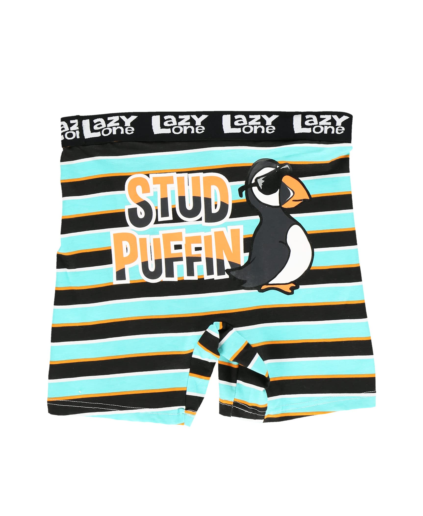 Funny Men's Boxer Briefs by Lazy One - Comfortable Cotton Underwear for Casual Wear & Gifts | Perfect for Lounge, Sleep & Everyday Use