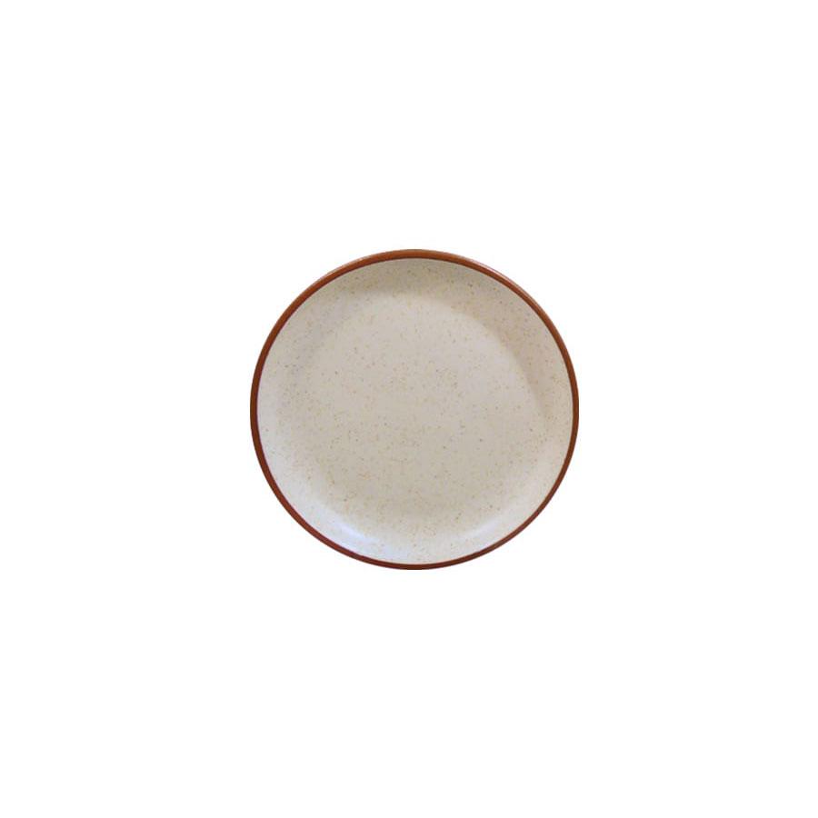 Della Terra Beige and Brown Ceramic Dinner Plate Set – Elegant Dining Tableware for Home, Restaurants, and Special Occasions