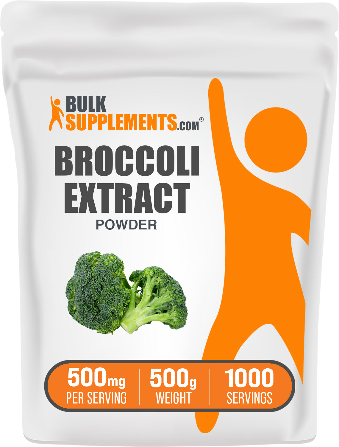 Organic Broccoli Extract Powder - High-Quality Sulforaphane Supplement for Immune Support & Detox - Vegan, Non-GMO, Gluten-Free - Perfect for Smoothies, Juices & Wellness Drinks
