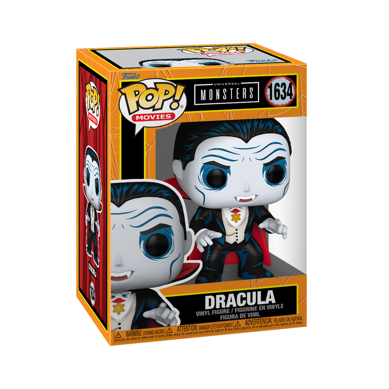 Dracula Funko Pop #1634 Vinyl Figure with Protector Case - Perfect for Collectors, Horror Fans & Home Decor