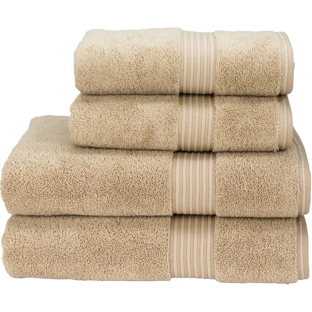 Christy Supreme Hygro Luxury Bath Towel Set - Ultra Soft & Absorbent Cotton Towels for Spa, Bathroom & Pool - Stone Color