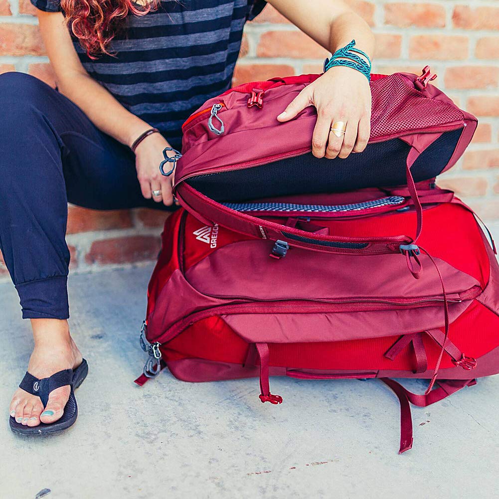Gregory Tribute 55L Travel Backpack for Hiking & Camping - Lightweight Waterproof Hiking Pack with Adjustable Straps - Perfect for Outdoor Adventures, Backpacking Trips & Travel Gear