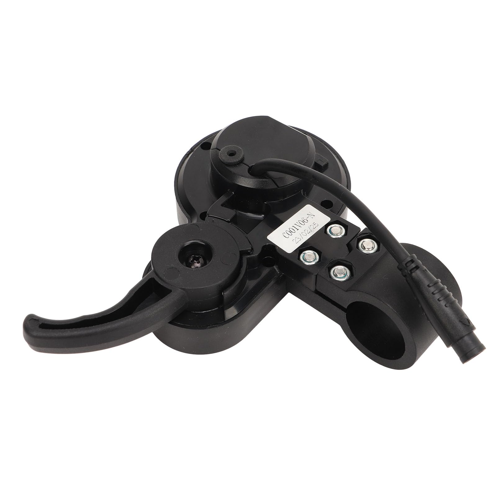Fockety Electric Thumb Throttle with LCD Display - 6 Pin Connector for Kugoo M4 Scooter - Speed Gear & Power Mode Control - Perfect for Commuting & Urban Riding