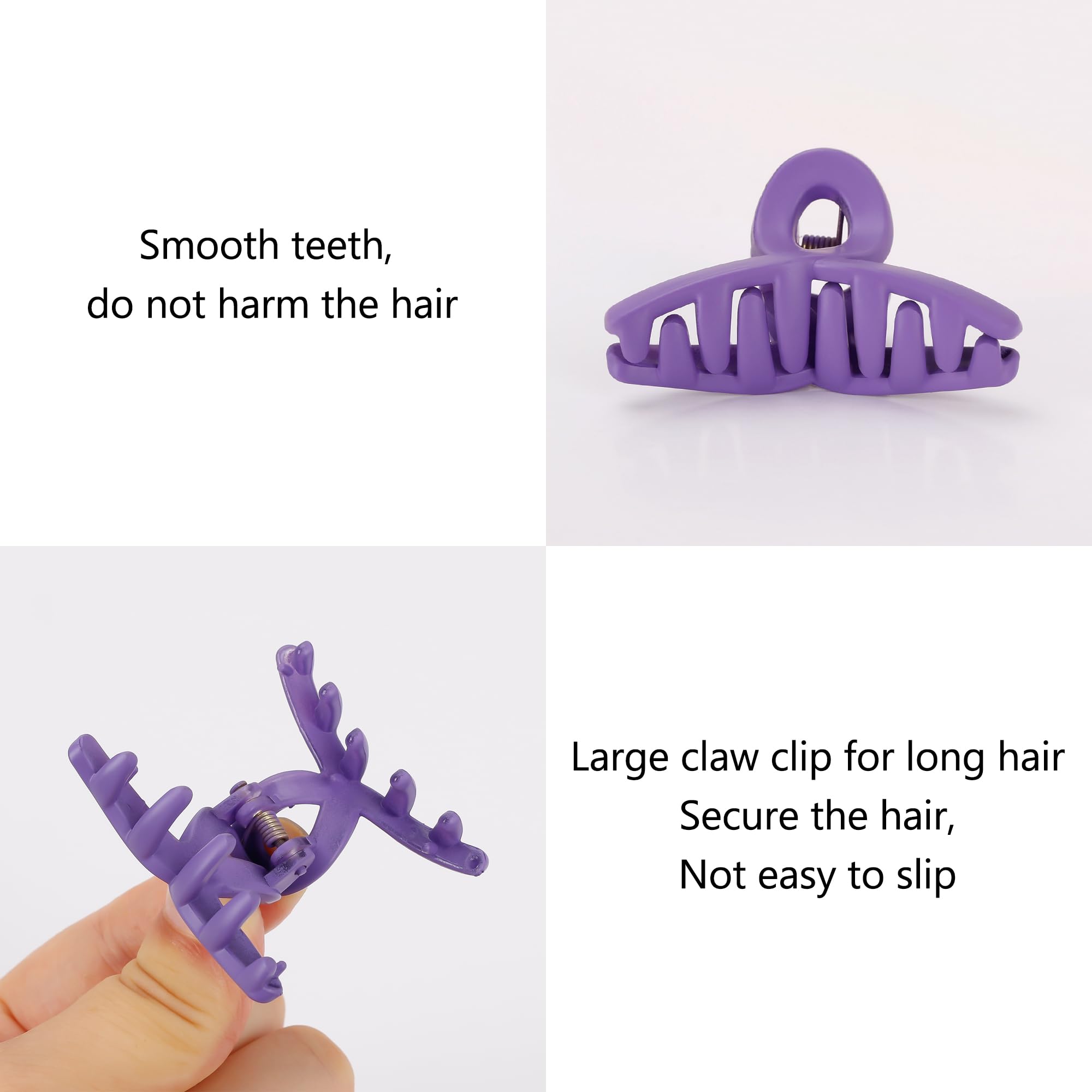 Mini Hair Claw Clips for Women & Girls - Small Colorful Butterfly Hair Clips Set of 10 - Perfect for School, Work, and Everyday Hairstyles