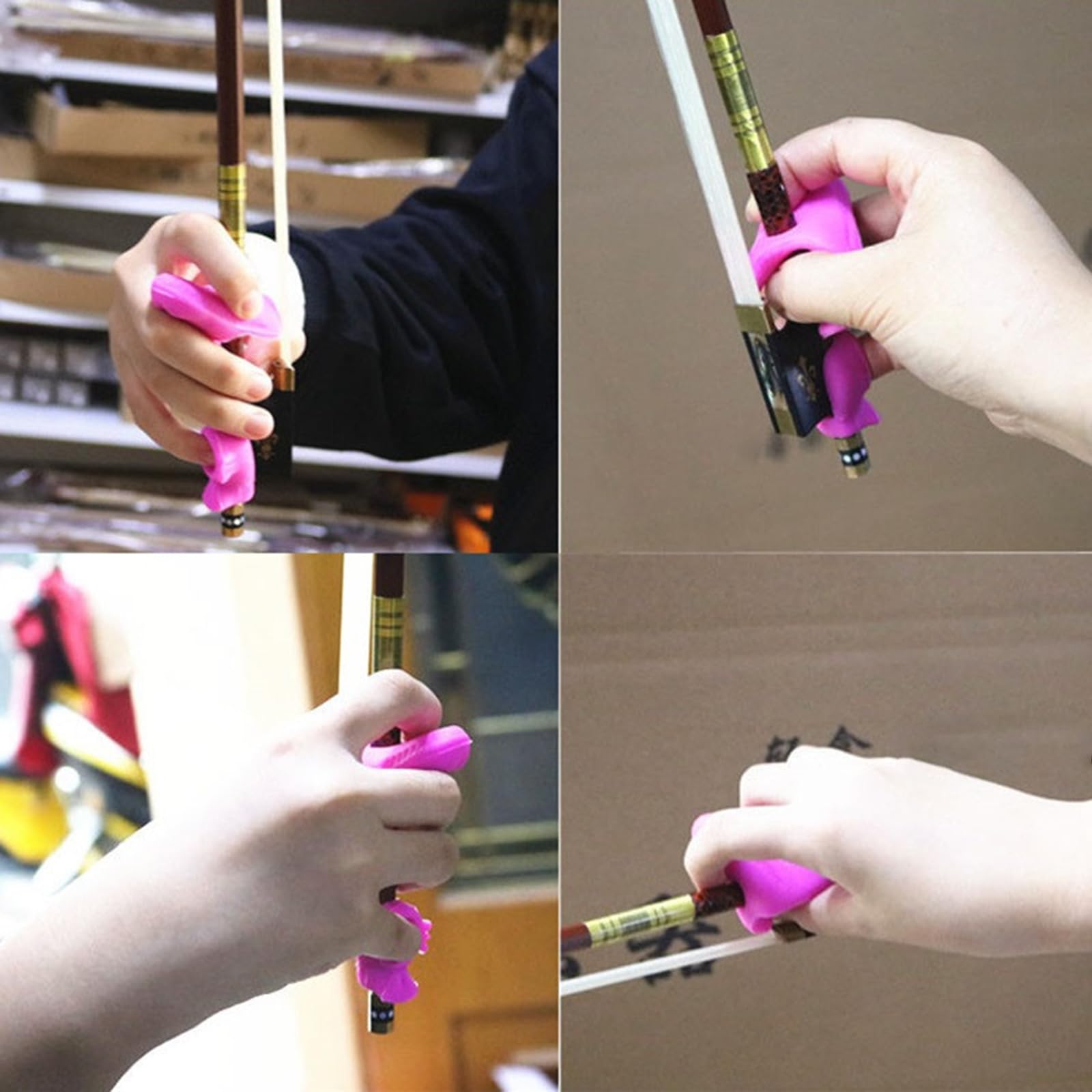 Violin Bow Holder & Corrector for Beginners - Perfect Grip & Posture Practice