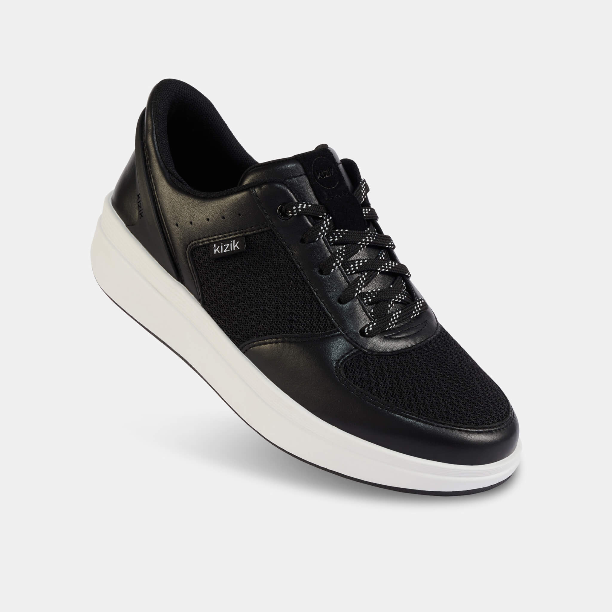 Women's Brisbane Black Casual Sneakers - Comfortable Walking Shoes for Women | Perfect for Running, Gym, Travel & Everyday Wear