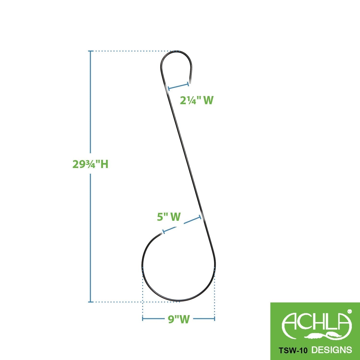 2 Pack S Hanger Hooks - Heavy Duty Closet Organizer for Hanging Clothes, Scarves, Belts & Accessories | Space Saving Storage Solution for Home & Office