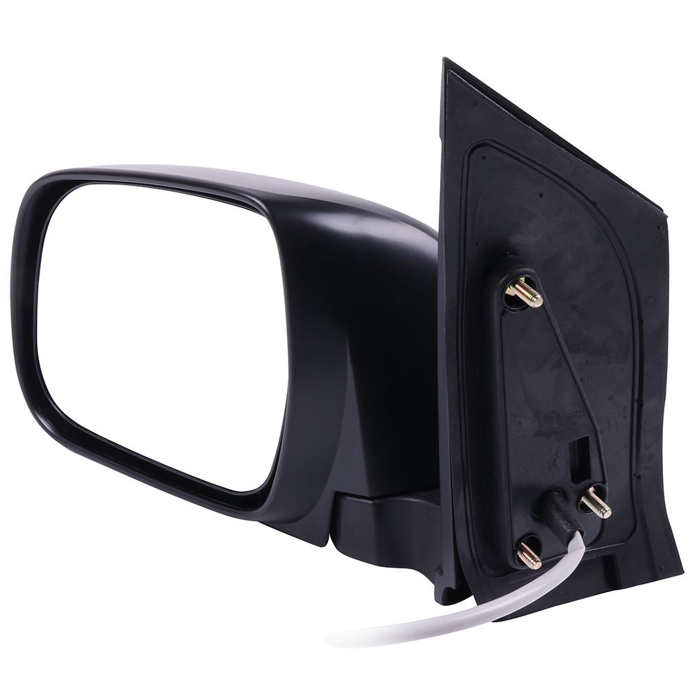 OCPTY Black Left Side Mirror Replacement for 2004-2010 Toyota Sienna - Textured Glass Manual Folding Non-Heated Mirror - Perfect for Parking Safety & Blind Spot Visibility