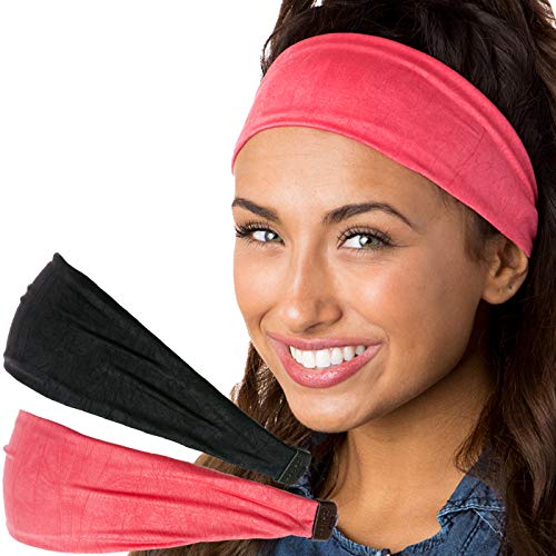 Black & Coral Crushed 2pk