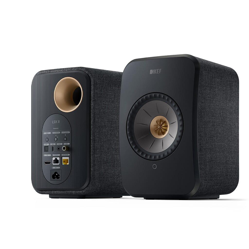 KEF LSX II Wireless Powered Bookshelf Speakers - Hi-Fi Audio System with Bluetooth & WiFi Connectivity for Home Theater, Music Streaming & Gaming Setup