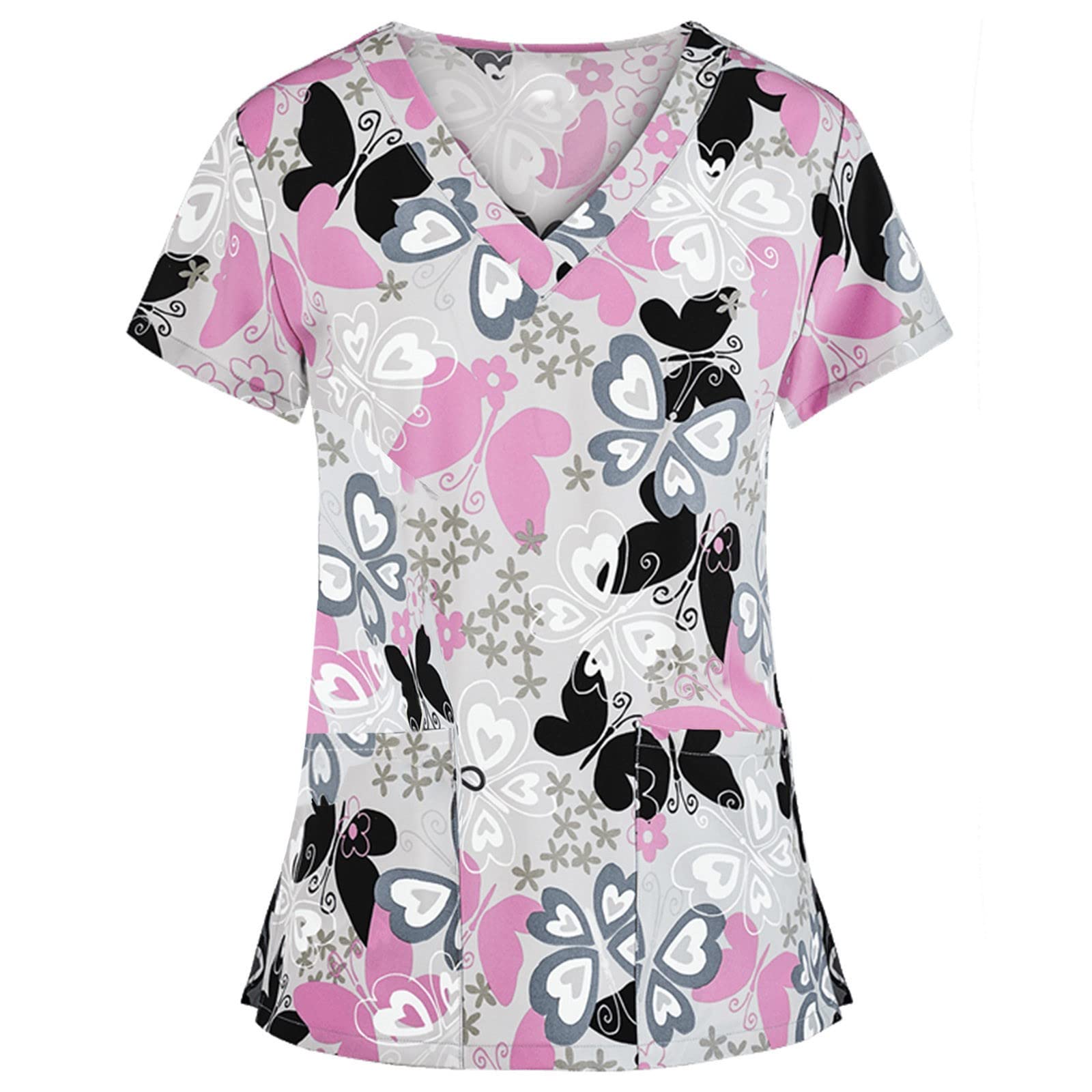 Plus Size Scrubs for Women - Classic & Comfortable Loose Scrub Tops - Medical Uniforms for Nurses, Doctors & Healthcare Professionals