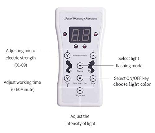 7 Colors LED Face Mask for Facial & Neck Skin Rejuvenation - Anti-Aging Photon Therapy Light Mask for Wrinkles & Acne - Perfect for Home Spa & Skincare Routine