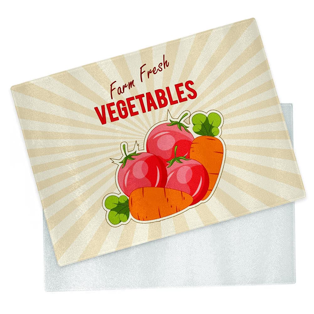 12-Piece Sublimation Ready Tempered Glass Cutting Boards - 15.4