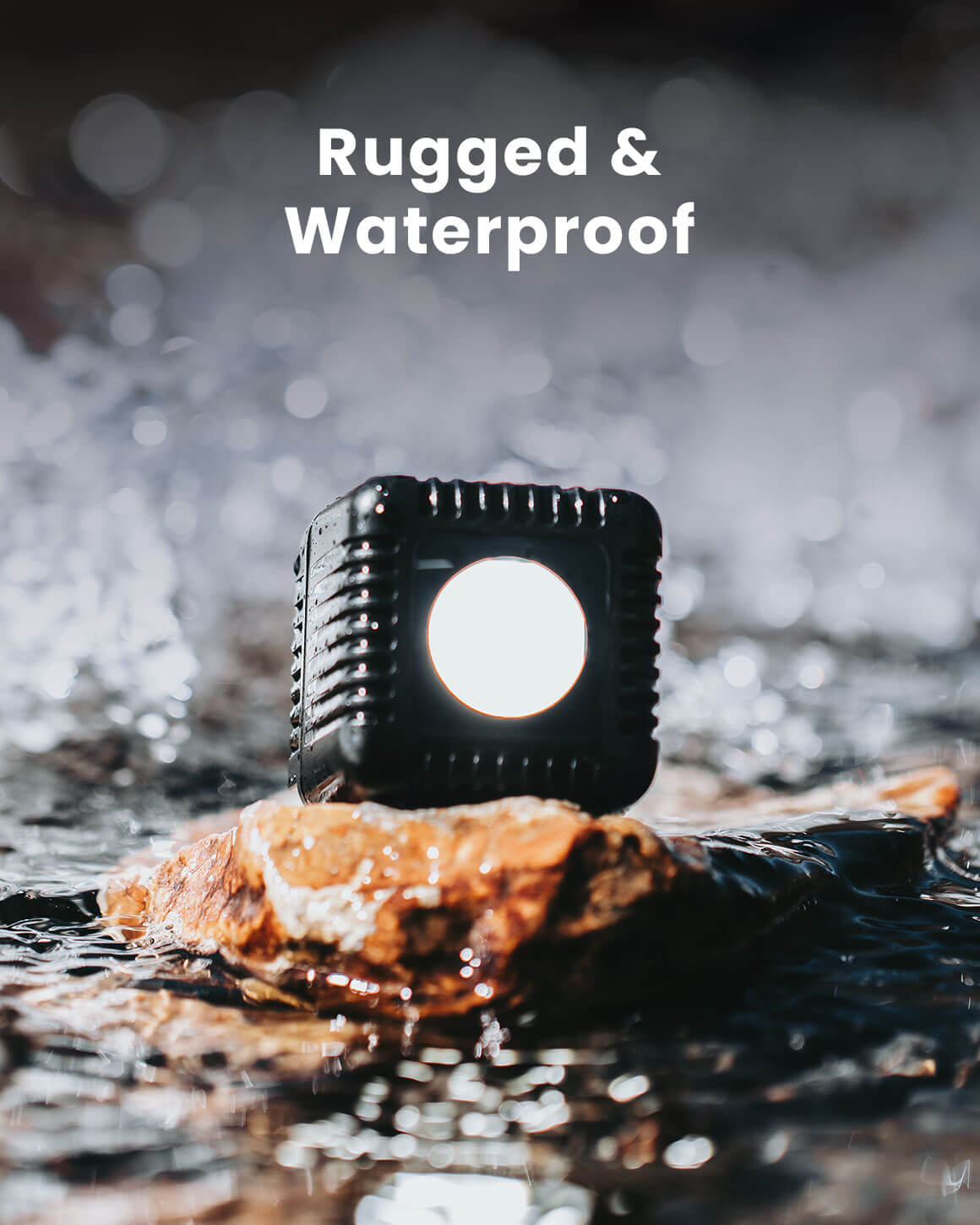 Lume Cube 2.0 App Controlled Waterproof LED Light - Compact Portable Lighting for Photography, Videography, and Outdoor Adventures