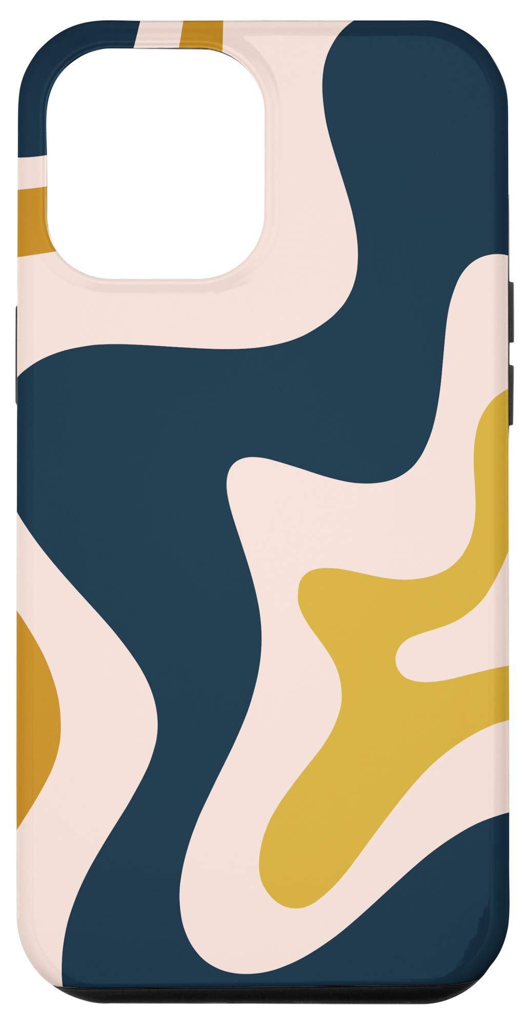 Vintage 60s 70s Swirl Design iPhone 12 Pro Max Case - Trendy Retro Aesthetic Phone Cover for Protection & Style - Perfect for Music Festivals, Hippie Parties & Vintage Lovers