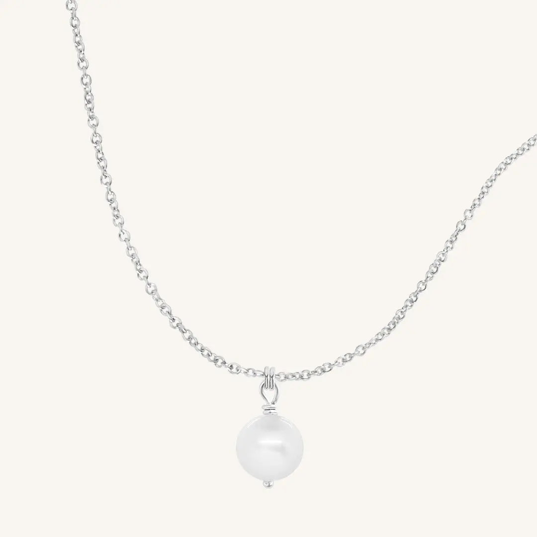 Ivory Pearl Necklace with Stone of Potential - Elegant Jewelry for Women, Bridal Accessories & Special Occasion Gifts