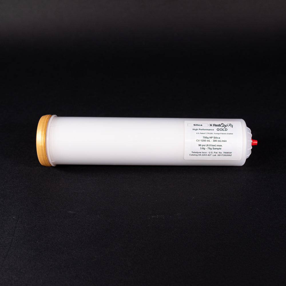 RediSep Gold® Silica Gel Disposable Flash Chromatography Columns - 750g Capacity (Pack of 3) | Ideal for Organic Compound Purification & Laboratory Research