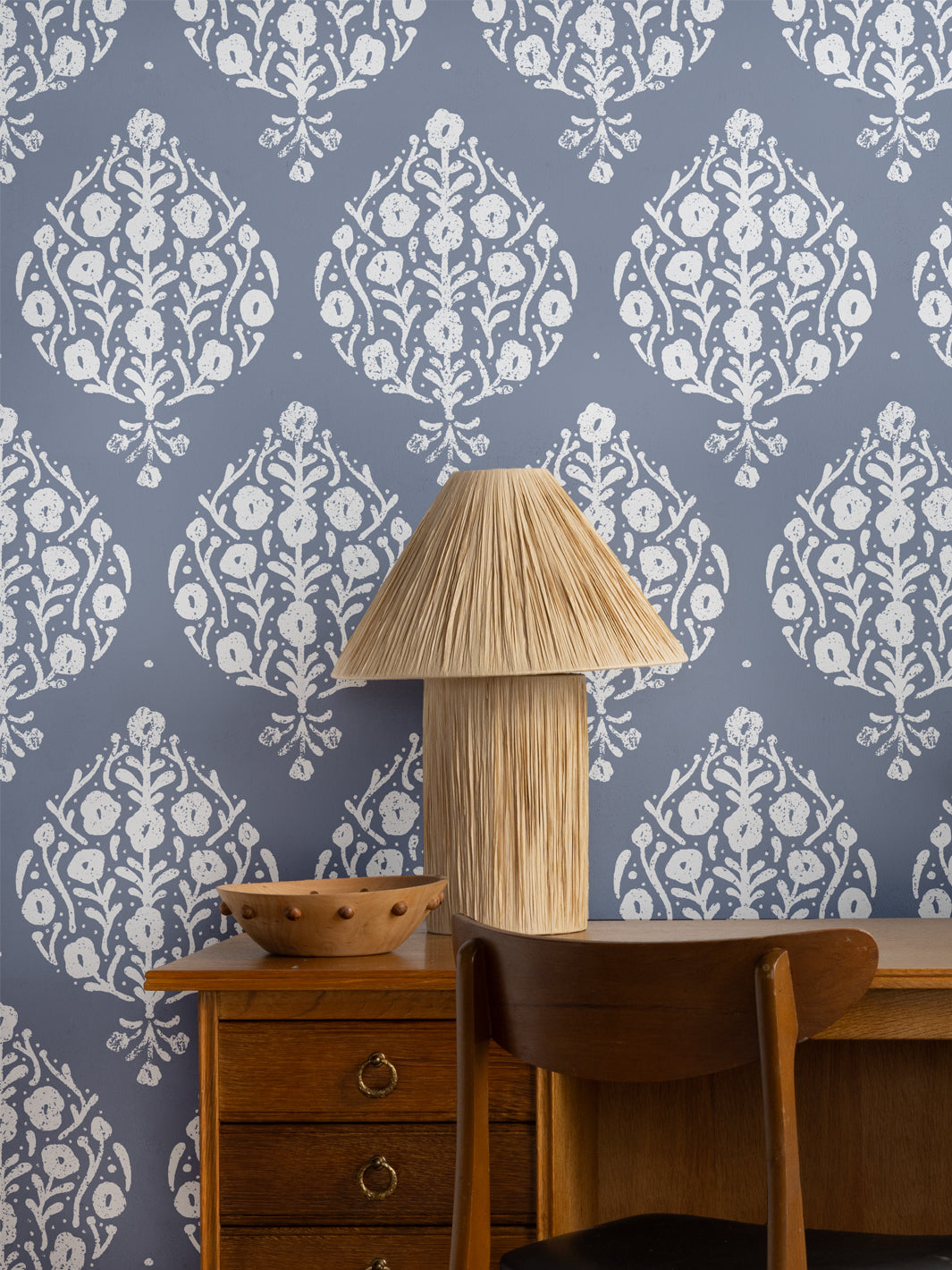 Eleanor Slate Wallpaper by Sugar Paper - Premium Peel & Stick Wallpaper for Living Room, Bedroom, and Office Decor
