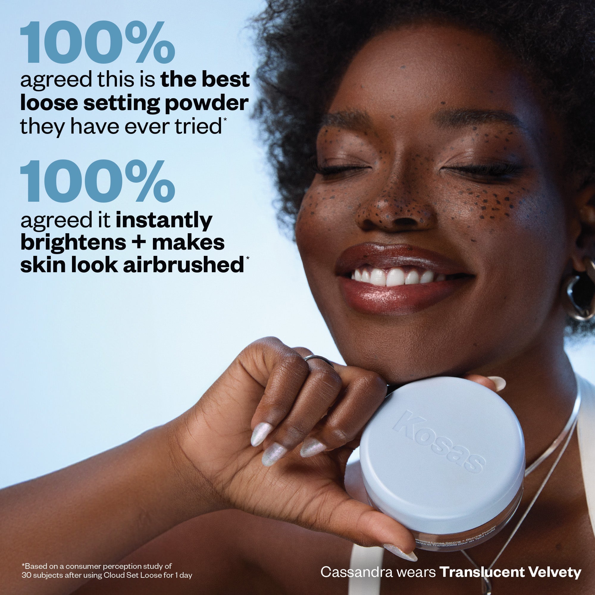 Cloud Set Translucent Loose Setting Powder with Blurring Effect - Perfect for Flawless Makeup Finish & Oil Control | Ideal for Daily Wear, Special Occasions & Photography Makeup