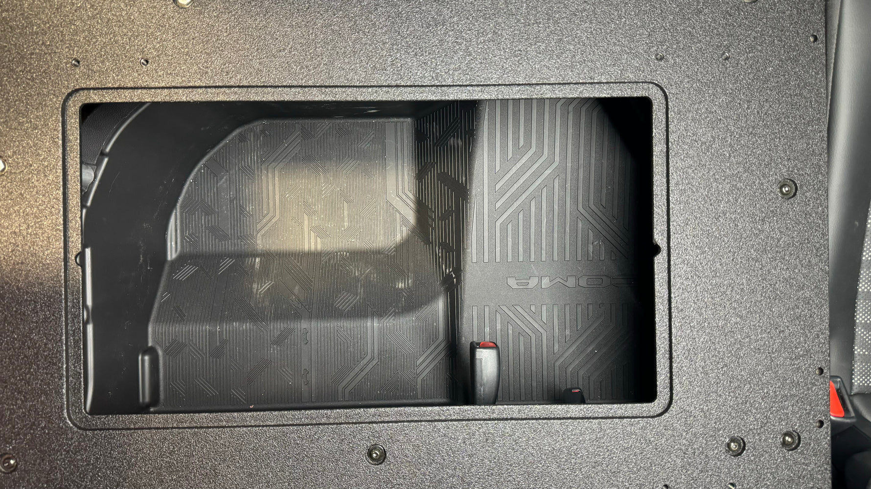 2024+ Toyota Tacoma Double Cab Seat Delete System - Heavy Duty Storage Platform | Perfect for Off-Roading, Camping & Work Truck Organization