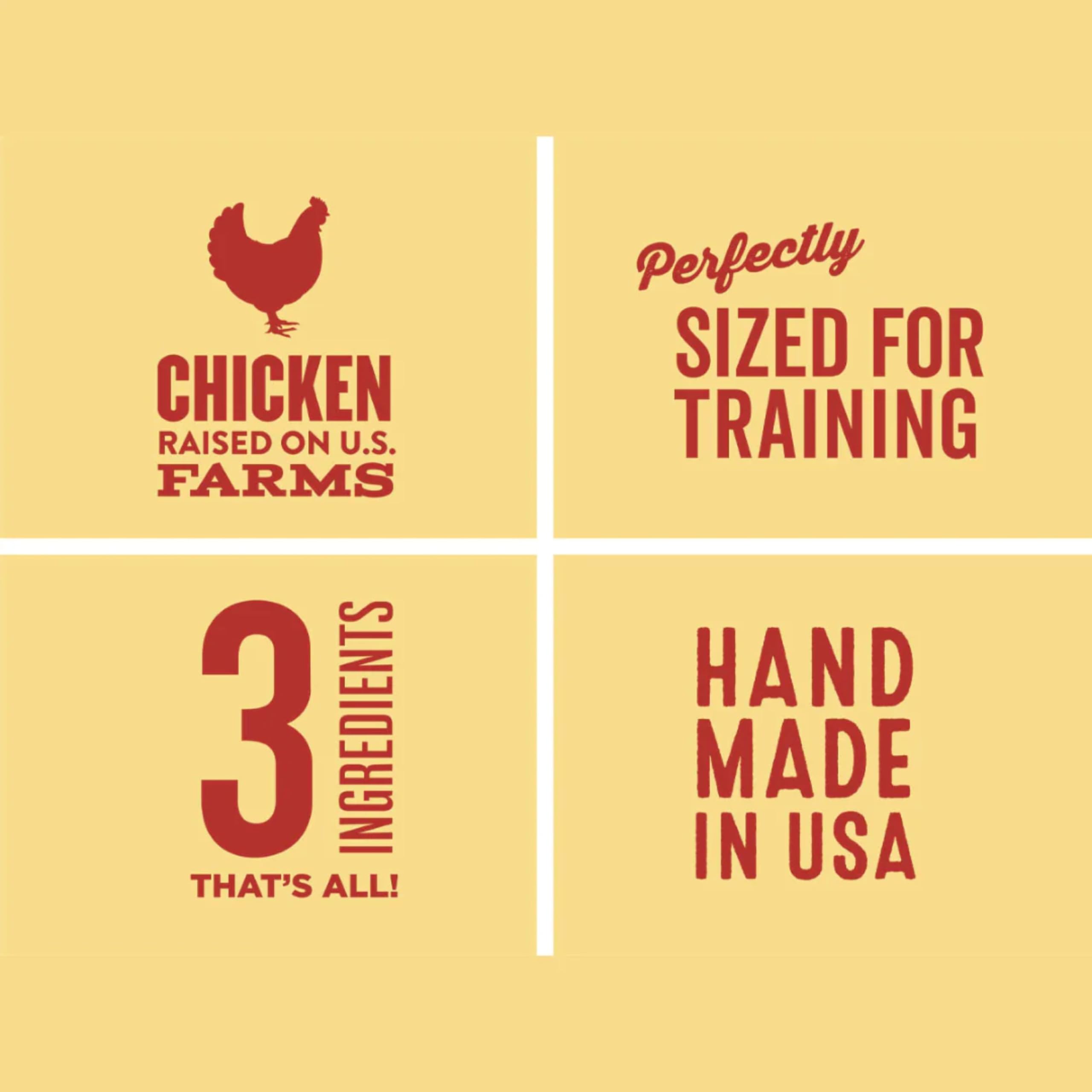 Polkadog Chicken Littles All-Natural Dog & Cat Treats - Grain-Free Puppy & Kitten Snacks with Real Chicken - 2 oz Bag | Perfect for Training Rewards, Travel Treats & Daily Pet Nutrition