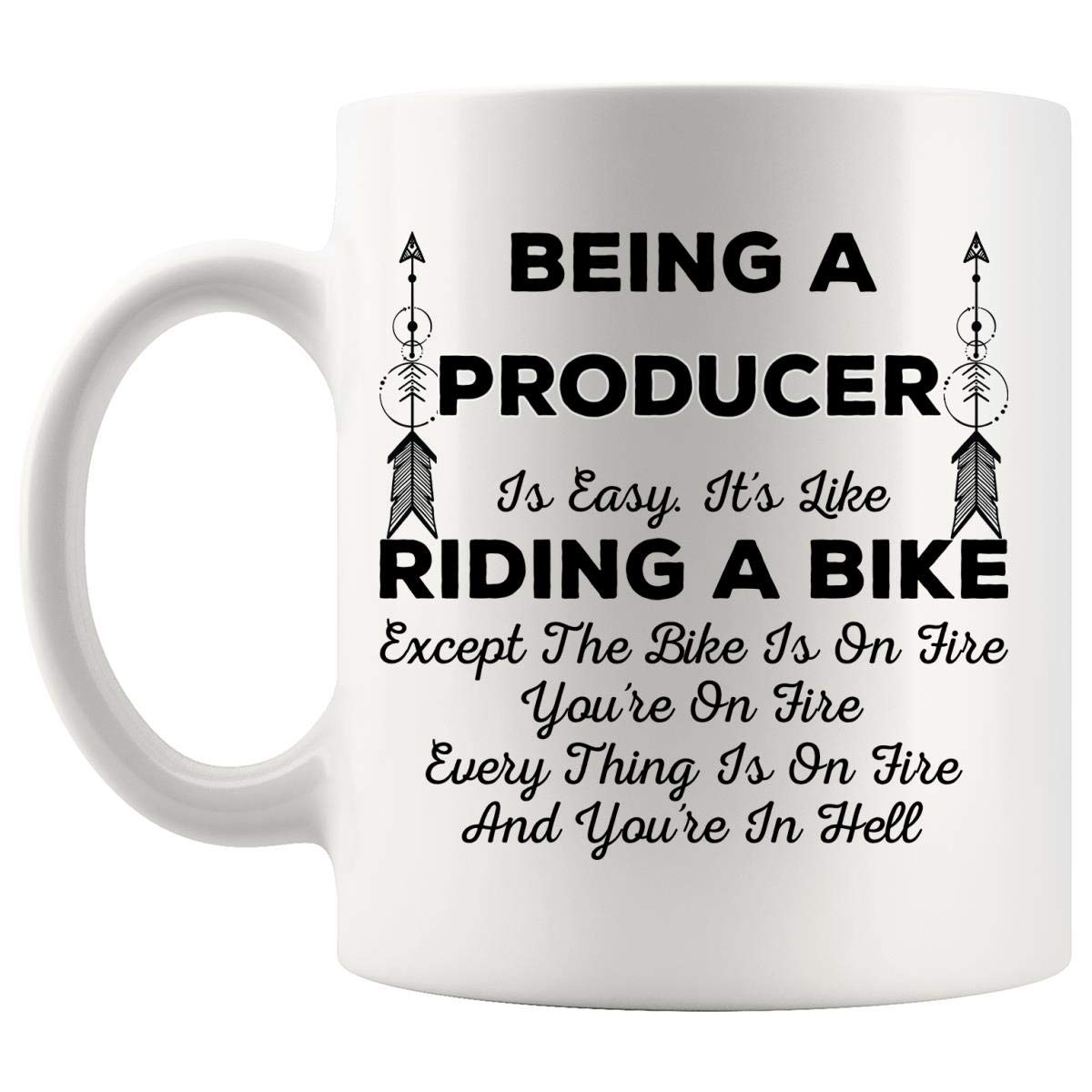 Funny Joke Producer Gift T-Shirt & Coffee Mug Set - Perfect for Film, Music & TV Industry Professionals - Great Coworker Appreciation Gift for Office, Birthday or Retirement