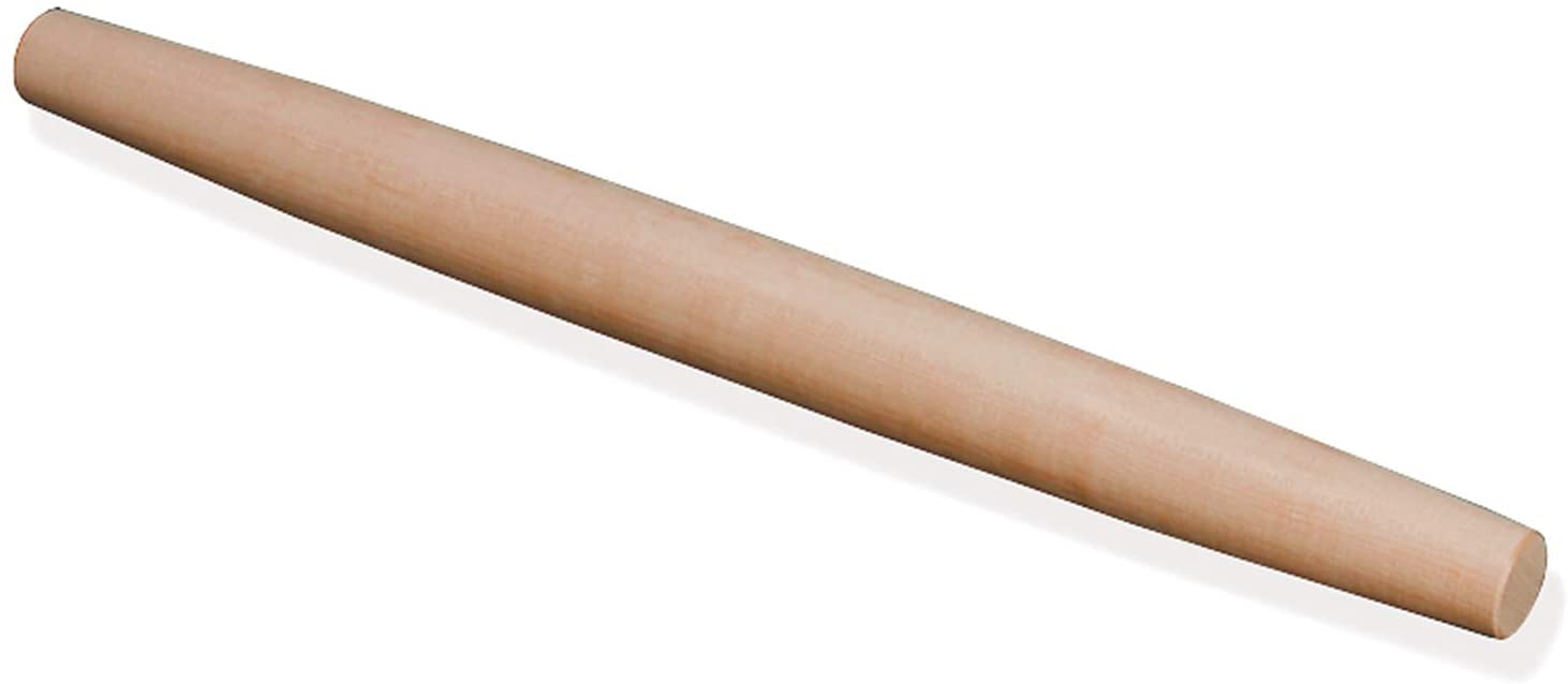 J.K. Adams French Rolling Pin - Premium Hardwood Baking Tool for Pastry, Dough & Cookies - Perfect for Home Bakers & Professional Chefs
