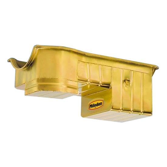Milodon 31127 High Performance Oil Pan - Durable Aluminum Replacement for Enhanced Engine Protection - Perfect for Racing, Hot Rods & Classic Car Restoration
