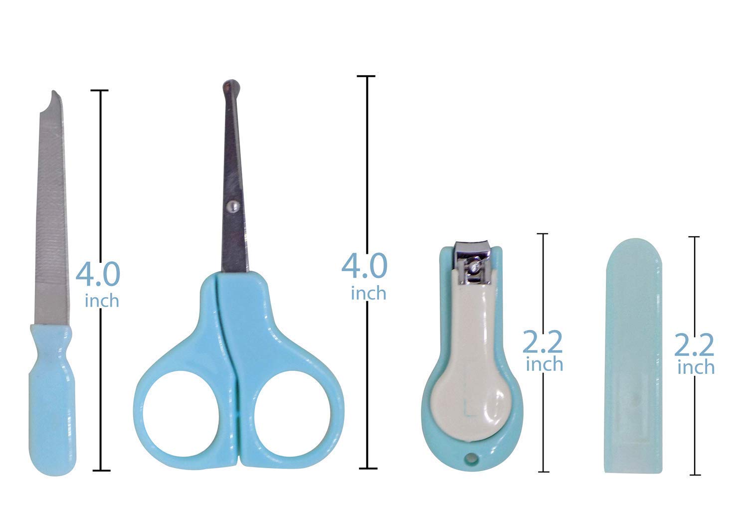 BOXO Professional Manicure & Pedicure Kit for Kids - 25g Baby Nail Care Set with Safe Tools for Girls & Boys - Perfect for Home Use, Travel & Baby Grooming