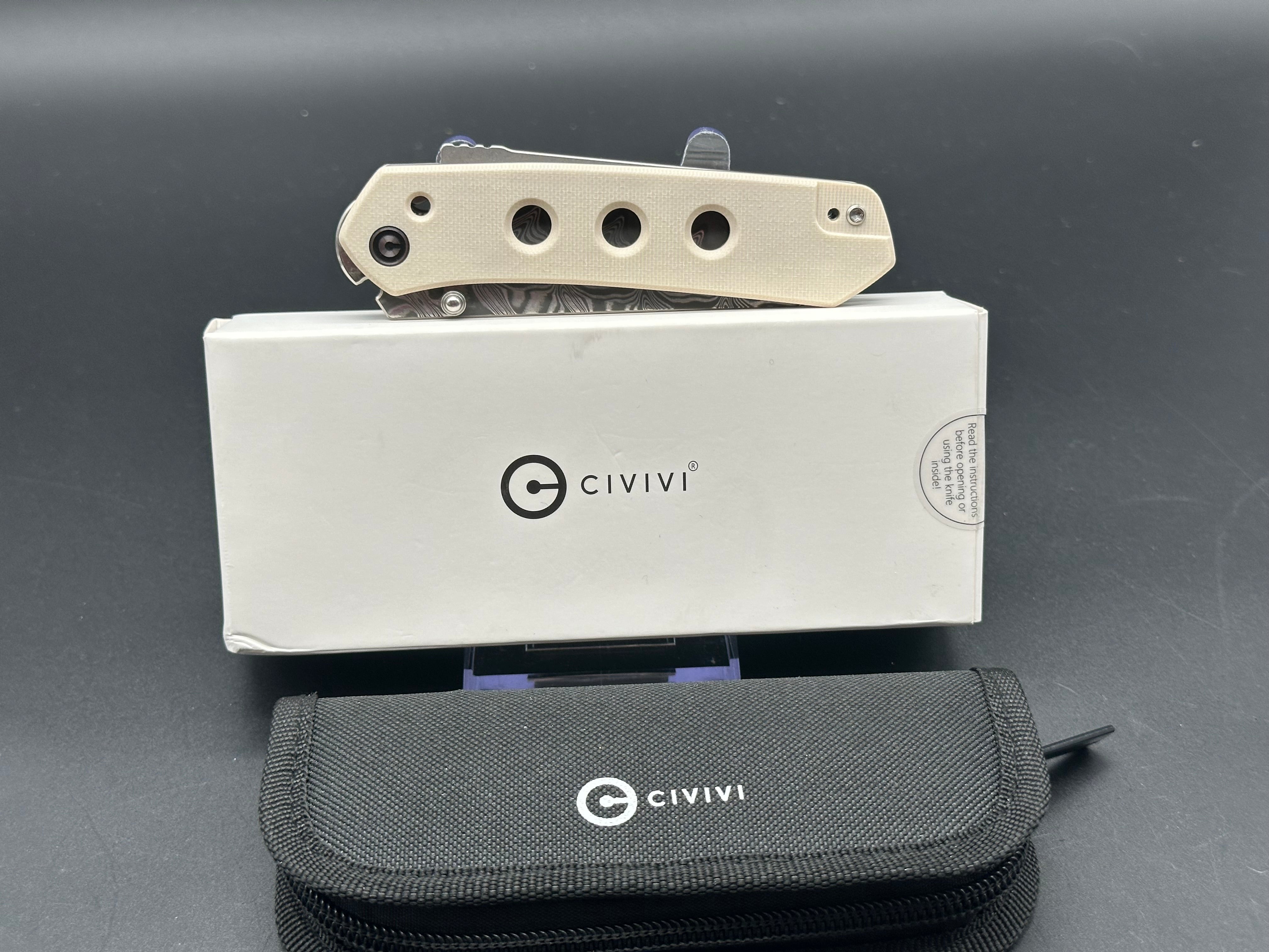 CIVIVI Vision FG Superlock Folding Knife with Ivory G10 Handle & 3.5